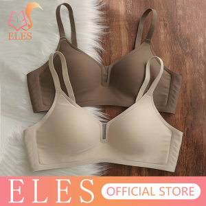 ELES Seamless Bra for Women Push Up Comfortable Breathable Thin Cup Wireless Bra
