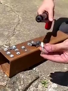 Mini Stampset Mesin Stamp Alat Tembak Paku Beton Besi Keramik Baja Dinding Semen Plat Baja