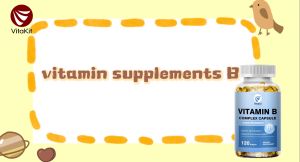 B-Complex Vitamin Supplements (B12 B1 B2 B3 B5 B6 B9 Folic Acid &Biotin) for Improve Immunity System