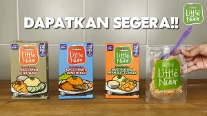 Eatalian Express Little Nuur Ready To Eat (RTE) Nasi Minyak Ayam Buttermilk 10M+ Nasi Butir