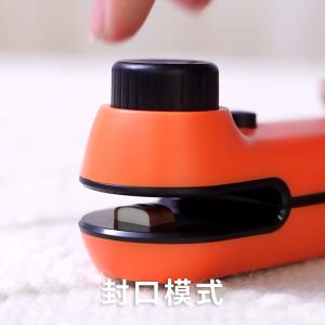 【SKIT SG】2IN1 Mini Heat Bag Sealing Cutter Machine 2 In 1 Plastic Bag Hand Sealer USB Charging Sealer Heat Food Sealing Device Resealer Kitchen Accessories Easily Seal Store Snack Plastic Bag