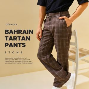 Celana Panjang Pria Motif Kotak Bahrain Tartan Pant