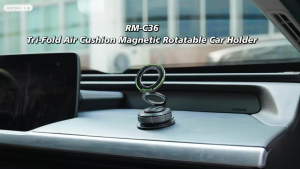 REMAX RM-C36 TRI-FOLD AIR CUSHION MAGNETIC ROTATABLE CAR HOLDER