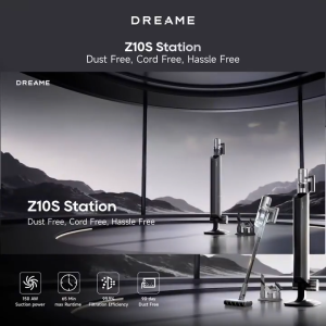 Dreame Cordless Stick Vacuum Cleaner Z10S Station Anti Tangle 150AW Penyedot Debu Anti Kusut Tanpa Kabel Vakum Sapu Auto Empty Base Station Dust Collection 90 Days