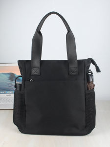 Business Dual-Purpose Shoulder Handheld Bag Document Case Meeting Material Bag Gift Bag Casual Soft Oxford Fabric Zipper Closure