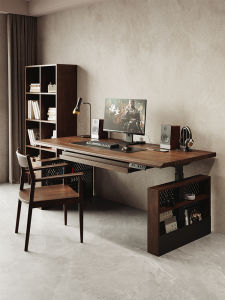 MINGLIJIANG | Electric Lifting Solid Wood Multi-functional Desk