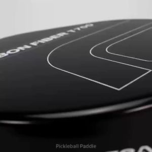 Single Pickleball Paddle T700 Carbon Fiber Construction Comfort Non-Slip Grip Pickle Ball Racket with Premium Frosted Surface F