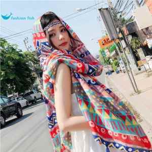 Ethnic Style UV Protection Shawl