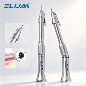 ELIJAH Dental 1:1 Implant Micro Surgical Handpiece External Irrigation Max40000rpm Straight/20° Angle E-Type Coupler Dental Tool