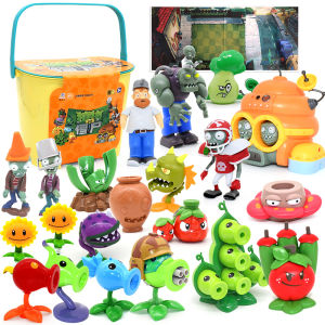 Genuine PLANTS VS ZOMBIES 2 PVZ Toys New Role Full Set Box-packed Gift For Boys Childrens Dolls Action Figure Model Present Map