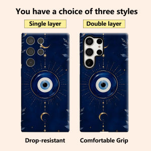Evil Eye Luxury Fashion Full Lens Protective Case for Samsung Galaxy S26 S25 S24 A56 A36 Plus Ultra