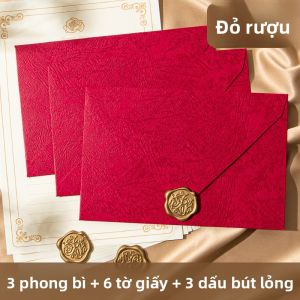 DLIOG | Bộ Giấy Viết Thư Tình Cổ Điển Mùi Hương Cây Cối & Phong Bì