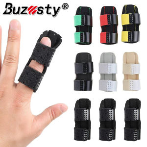 Buzesty Pain Relief Trigger Finger Fixing Splint Straighten Brace Adjustable Sprain Dislocation Fracture Finger Splint Corrector Support