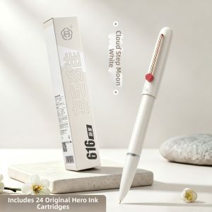 HERO | Upgraded Classic Student Practice Fountain Pen 0.38 mm Replaceable Engravable