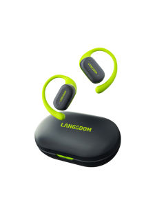 Pain-Free Open-Design Bluetooth Earhangs Call Function Noise Reduction Brand New Lanrston TS19 Sound Transmission Stereo