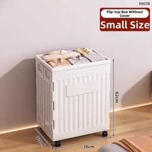 Large-capacity Foldable Closet Organizing Box with Flap