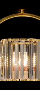 YHLAMP 【Free Bulb 】Tricolor Led Crystal Chandelier Ceiling Light Modern Round Square Decorative Led Ceiling Light Lantern Shape Crystal Lamp Shade Dining Room Chandelier Ceiling Light For Aisle Corridor Porch Balcony