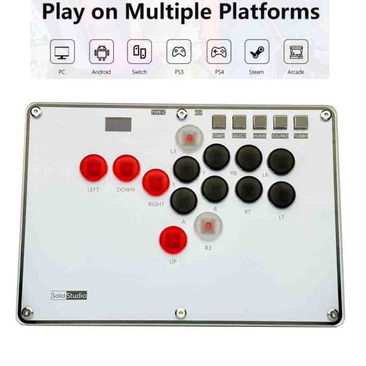 Hitbox A4 14/12 Key Arcade Joystick Hitbox Leverless Controller Fight ...