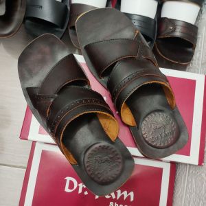 SANDAL KULIT PRIA DR. IAM 4008 COKLAT ( PRODUKSI SENDIRI )