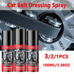 Car Engine Belt Dressing Spray Stops Noise Lubrication Reduces Friction Protects Rubber Prolong Belt Life Cars Maintenance 100ml