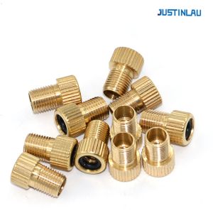 JUSTINLAU 1/5PC F/V To A/V Valve Adapter Bike Value Converter Presta To Schrader Bike Tire French Valve Adapter Bike Accessories