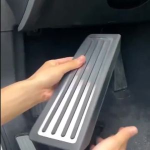 Car Accelerator Fuel Brake Pedal Cover Rest Foot Pedals Non-slip Protect Mat Accessories 2018 2019 2020 2021 2022 XC60 For Volvo