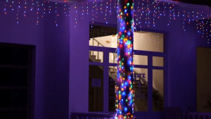 9M icicle light SolarChristmas lights outdoor waterproof with 8 lighting modes LED Solar curtain light for Chrismas fairy lights birthday wedding home party decoration