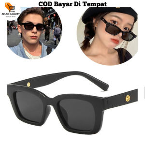 (GSR) KACAMATA HITAM GAYA PERSEGI KOREAN STYLE FASHION WANITA OOTD IMPORD