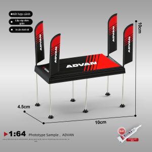 Lều Mô Hình Chủ Đề Đua Xe Cho MINIGT Widebody Display