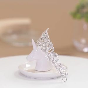 3 Chiếc Vương Miện Pha Lê Tiara Vòng Cổ Bộ Bông Tai Kim Cương Giả Cưới Cô Dâu Tóc Phụ Kiện Trang Sức Dành Cho Nữ Thời Trang Hợp Thời Trang Quà Tặng