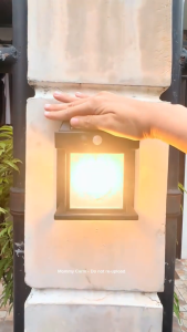 Solar Wall Light Wall Lamp Human Body Infrared Sensing Outdoor Waterproof Solar Lights