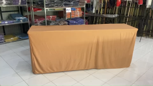 ผ้าปูโต๊ะ ผ้าคลุมโต๊ะ ผ้าคลุมโต๊ะงานเลี้ยง ผ้าคลุมโต๊ะงานขาวดำ มีหลายขนาด สั่งผลิตได้ เนื้อผ้านิ่ม ใช้งานสะดวก