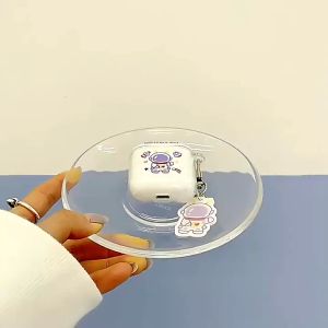 Raimondo Casing Earphone Anti Jatuh Transparan Lucu Casing Headset Bluetooth Termasuk Liontin Cocok Untuk I12