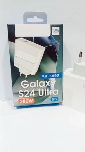 Adaptor Charger USB-A Untuk SMSNG GALAXY S24 ULTRA 5G 280W Fast Charger Support Fast Charging 5V-3A