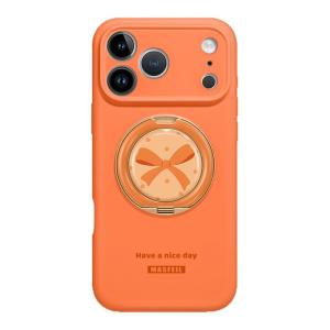 MASFEIL | Ốp Lưng Hình Cung Cam Có Đế Cho iPhone 17 Pro Max