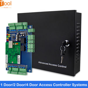 Wiegand 26/34 TCP/IP Door Access Control Board 1Door 2 Doors 4 Doors Access Controller Entry Access Control Panel For Security Solutions Access System With Software