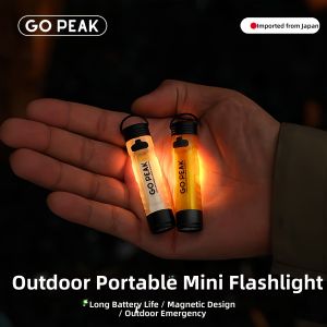 Mini Outdoor Keychain Hat Ambient LED Long-Lasting Emergency Flashlight