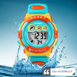 Synoke | Waterproof Sport Children Watch LED Digital Kids Watches Luxury Electronic Watch for Kids Children Boys Girls Gifts