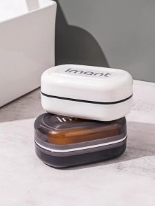 Hộp Đựng Xà Phòng Du Lịch Cầm Tay 2025 Hộp Đựng Xà Phòng Lớn Có Nắp Đậy Kín Thoát Nước Phòng Tắm Giá Để Đồ Gia Dụng