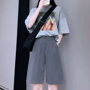 High Waist Straight Leg Suit Pants Womens Summer plus Size Black Slimming Casual Wide Leg Trousers Drapey Loose Comfortable