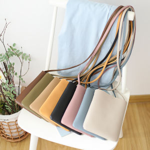 Retro Japanese Style Soft Surface Mini Crossbody Bag Casual Vertical Single Shoulder Phone Bag for Women