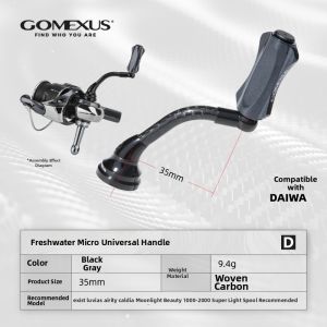 Gomexus | Lightweight Carbon Fiber Spinning Reel 10g