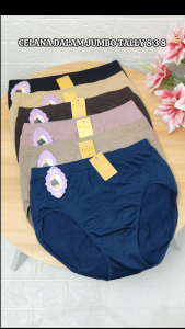 Celana Dalam Jumbo Tally 838 Rajut Tebal Setara 2XL-5XL/Celana Dalam Wanita Jumbo Bahan Rajut Premium Oversize