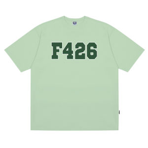 F426 ร้าน อินเทรนด์ สตรีทแวร์ คู่ หลวม พอดีเสื้อยืดแขนสั้นโลโก้ขนาดใหญ่แพทช์ งานปัก ฤดูร้อนแฟชั่นเยาวชน ผ้าฝ้าย