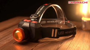 KAWACHI Senter Kepala 2 Warna Cahaya Bisa Teleskop 60 Watt 5600mAh Tahan 12 Jam Headlamp 2 Warna KAWACHI LY-600Z Premium Quality