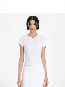 CALLED BACK | Minimalist Slim Fit Round Neck Womens T-Shirt