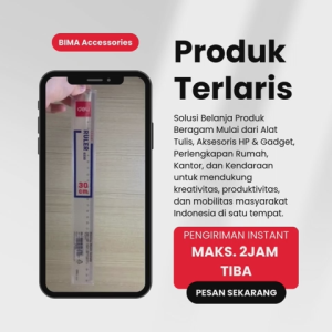 DELI Penggaris 30 cm Transparan Penggaris Plastik Sekolah 30-1 Bahan Berkualitas Skala Jelas E6230