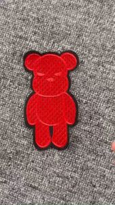 Miếng Sticker Thêu Ủi hình gấu bearbrick