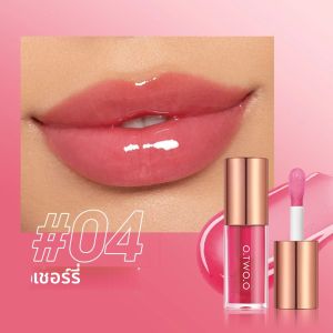 O.TWO.O Lip Oil GLOSS Lip Plumper แต่งหน้า Moisturizing NonSticky เซ็กซี่น้ํา Glossy Glitter Primer Tint Lip Balm Care เครื่องสําอาง