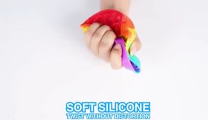 Soft Pop It Fidget Toys Push Bubble Sensory Squishy Stress Reliever Autism Children Baby Kids FDA Unicorn Silicon 灭鼠